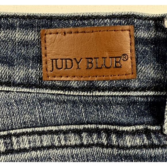Judy Blue Mid Waist Relaxed Fit Denim Jeans 7/28 Stretch High Rise - Picture 6 of 10